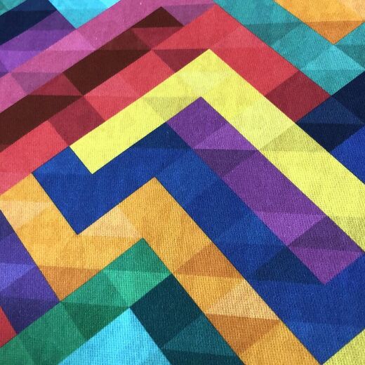 Estampa Chevron Colorido